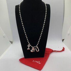 Uno de 50 Necklace I LOVE YOU Necklace Sliver Plated Women Fashion Necklace